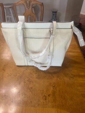 NEW with Tags $428 Coach Chalk Tote Handbag
